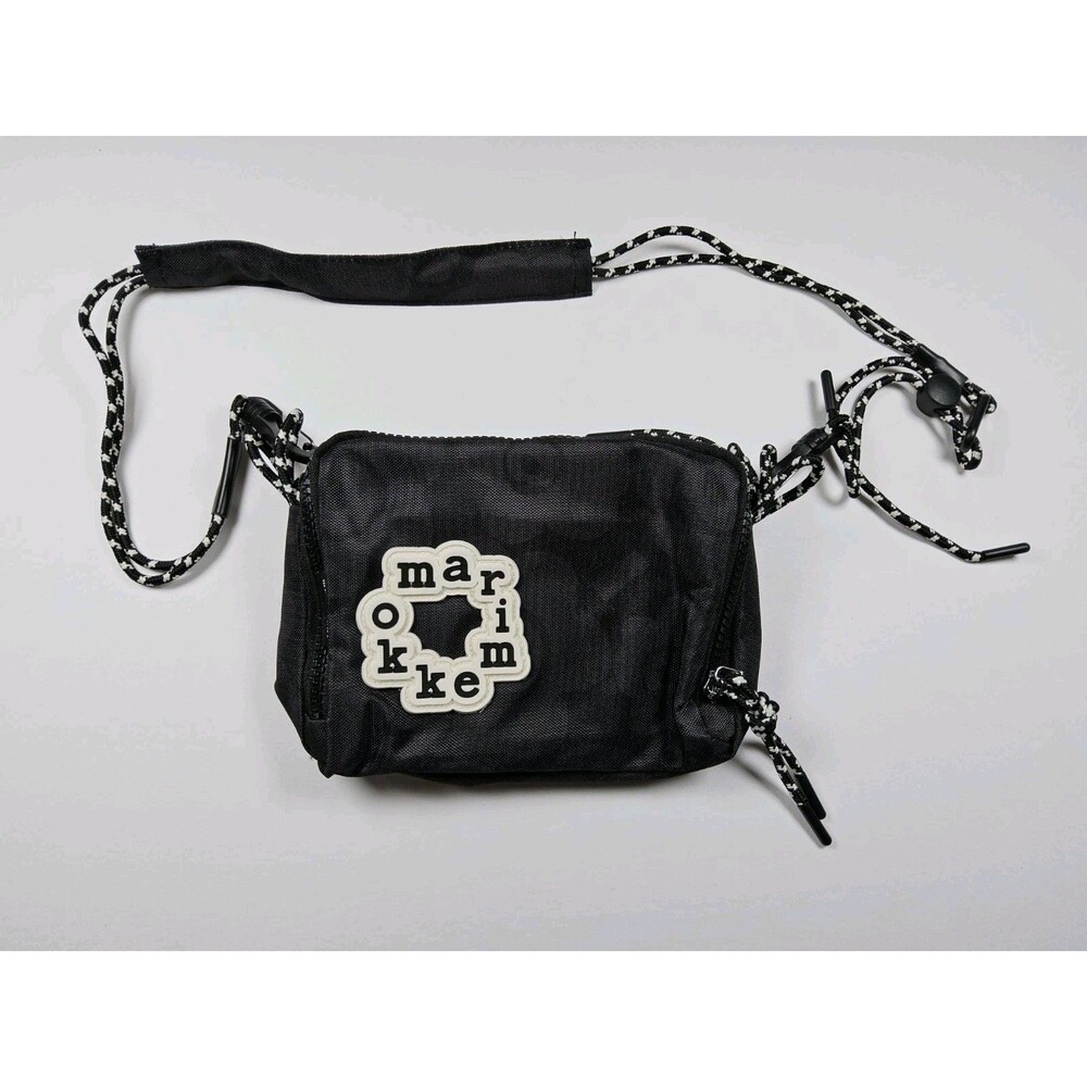 Marimekko Iloisa Mini Unikko Kioski Shoulder Bag Purse Crossbody Black